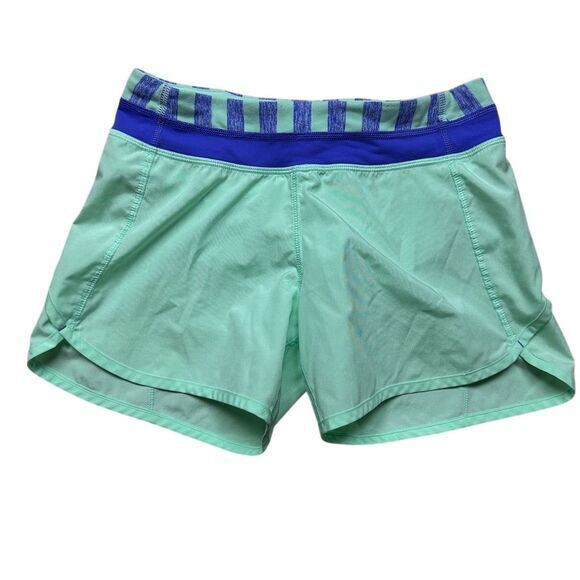 Ivivva by Lululemon Girls Green Shorts Size 12 Activewear Speedy Short - Picture 1 of 8